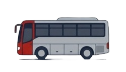 Takelen van bussen, minibussen en touringcars voor personenvervoer