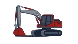 Transport van bouwmachines en speciale industriële apparatuur